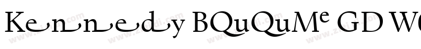 Kennedy Book GD W01字体转换